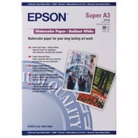 Epson Watercolor Paper Radiant White 188 g/m2, A3+ - 20 fogli 